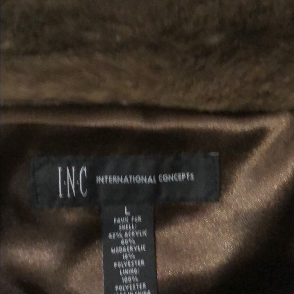 Faux mink ladies Poncho